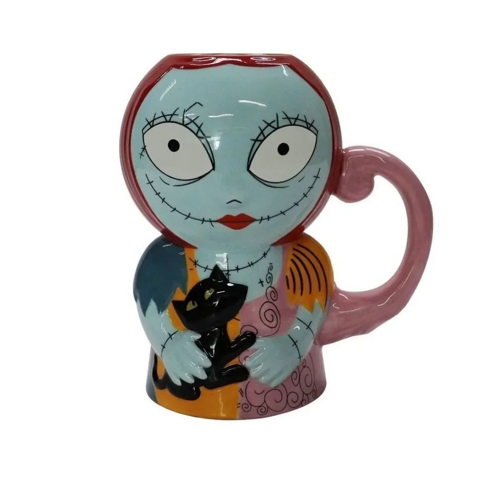 Disney Nightmare Before Christmas Sally Ceramic Mug 3D Sculpted, 16oz